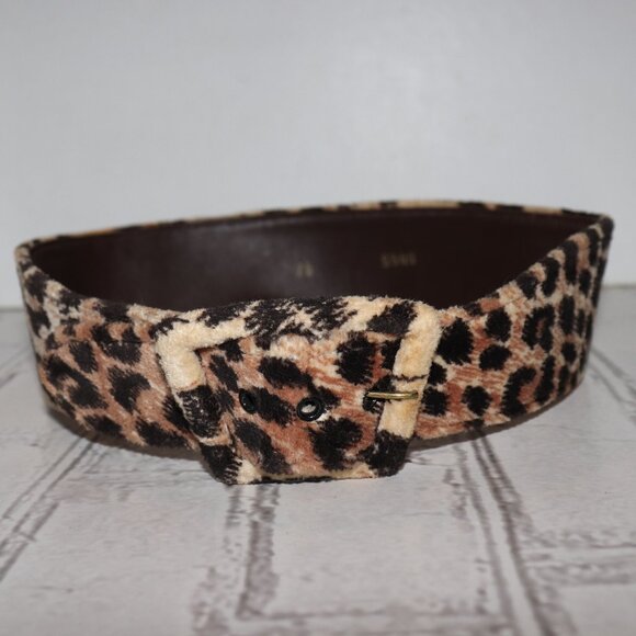 🐆 Retro Animal Print Waist Belt – 24" to 26" Wild Style · Bold Pattern · - Picture 1 of 4
